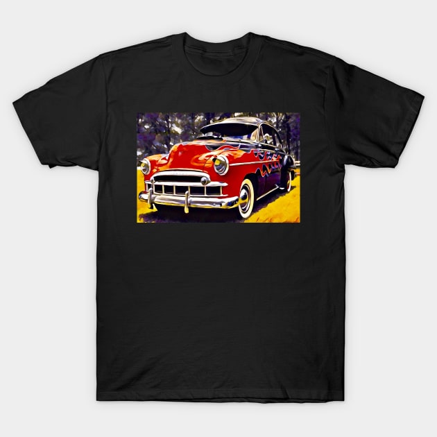 Hot Rod Flames T-Shirt by StewStudio